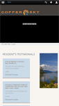 Mobile Screenshot of copperskyliving.com
